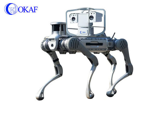 OKAF AI 監視 自律型警備パトロールロボット 産業用警備ロボット 犬 スマートセキュリティ 四重ロボット