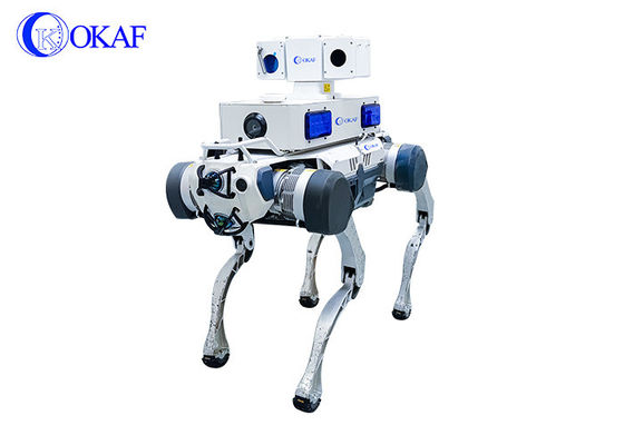 OKAF AI 監視 自律型警備パトロールロボット 産業用警備ロボット 犬 スマートセキュリティ 四重ロボット