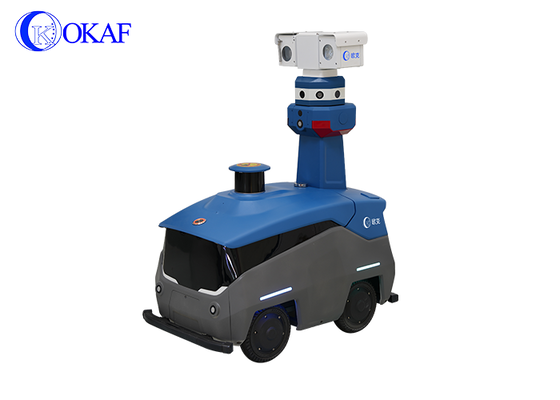 警備パトロール 自動充電 広域工場のためのインテリジェントロボット 学校ゲートガード