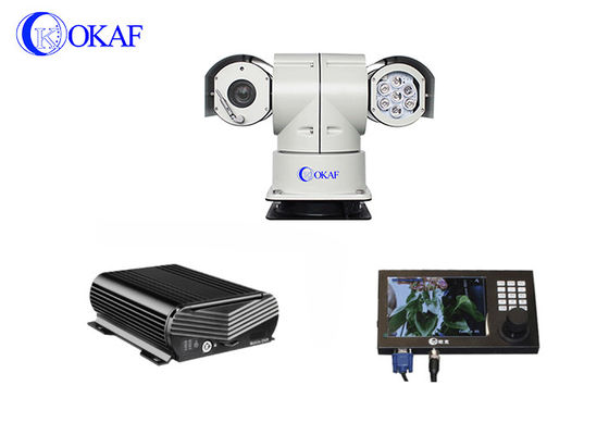 150m IR IP66 2.0MP車はNVRのジョイスティックが付いているPTZのカメラを取付けた