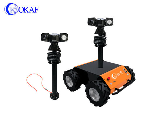 6r/ 最低のロボット車は空気望遠鏡のマスト20mを取付けた